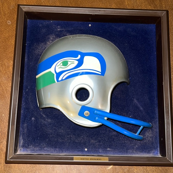 Vintage 1970's Seattle Seahawks Riddell Football Helmet